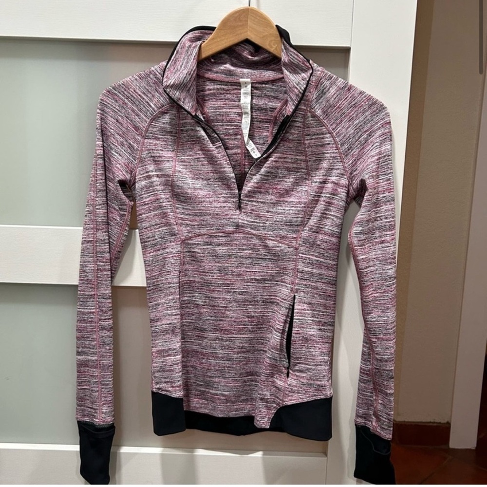 lululemon runderfull Hlaf zip womens size 4 - Picture 9 of 9